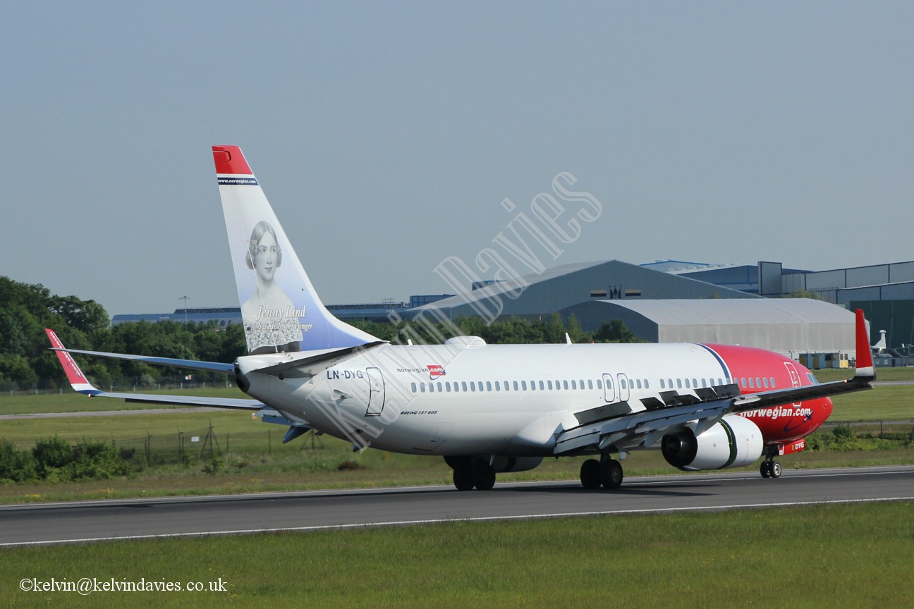Norwegian 737 LN-DYG
