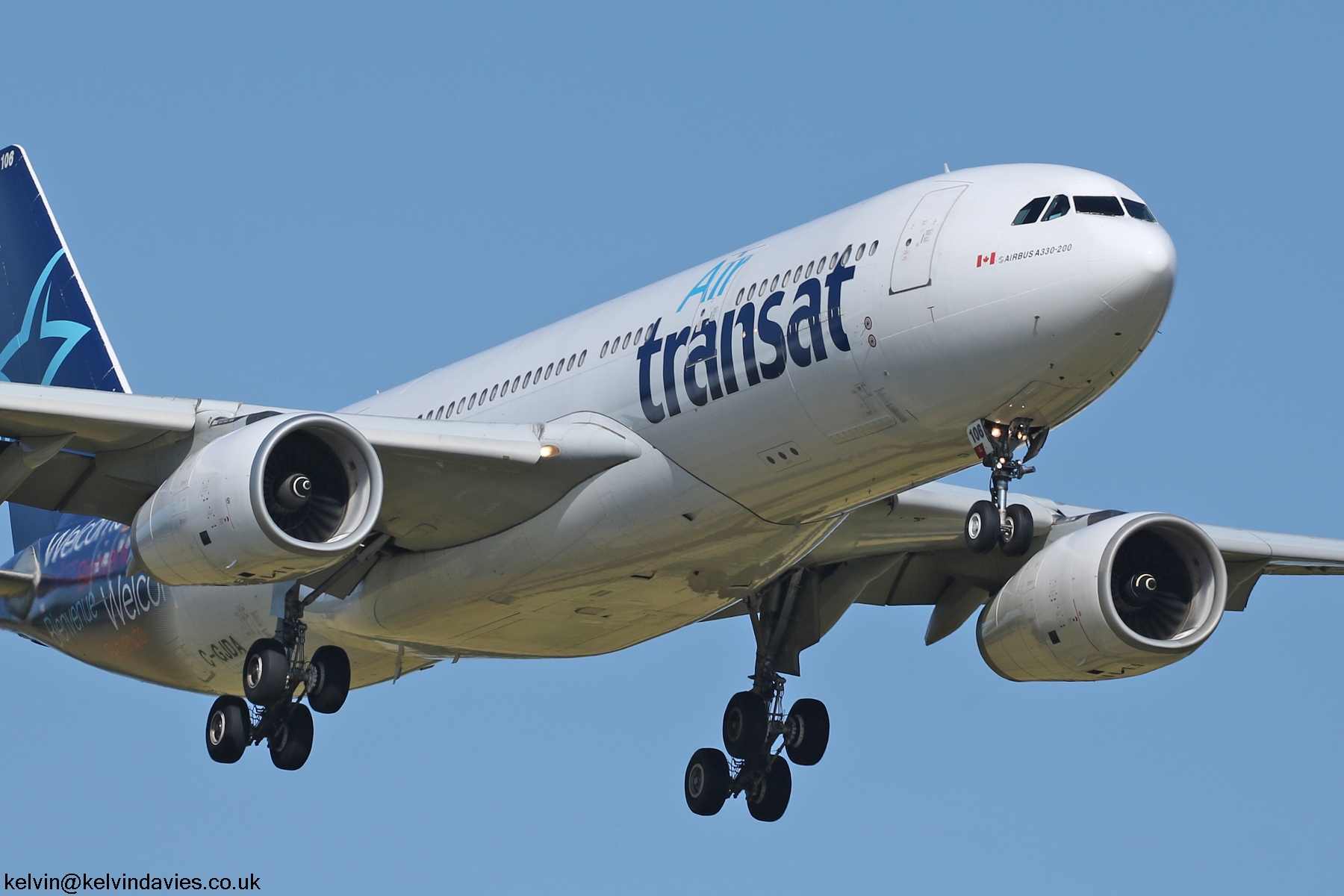 Air Transat A330 C-GJDA