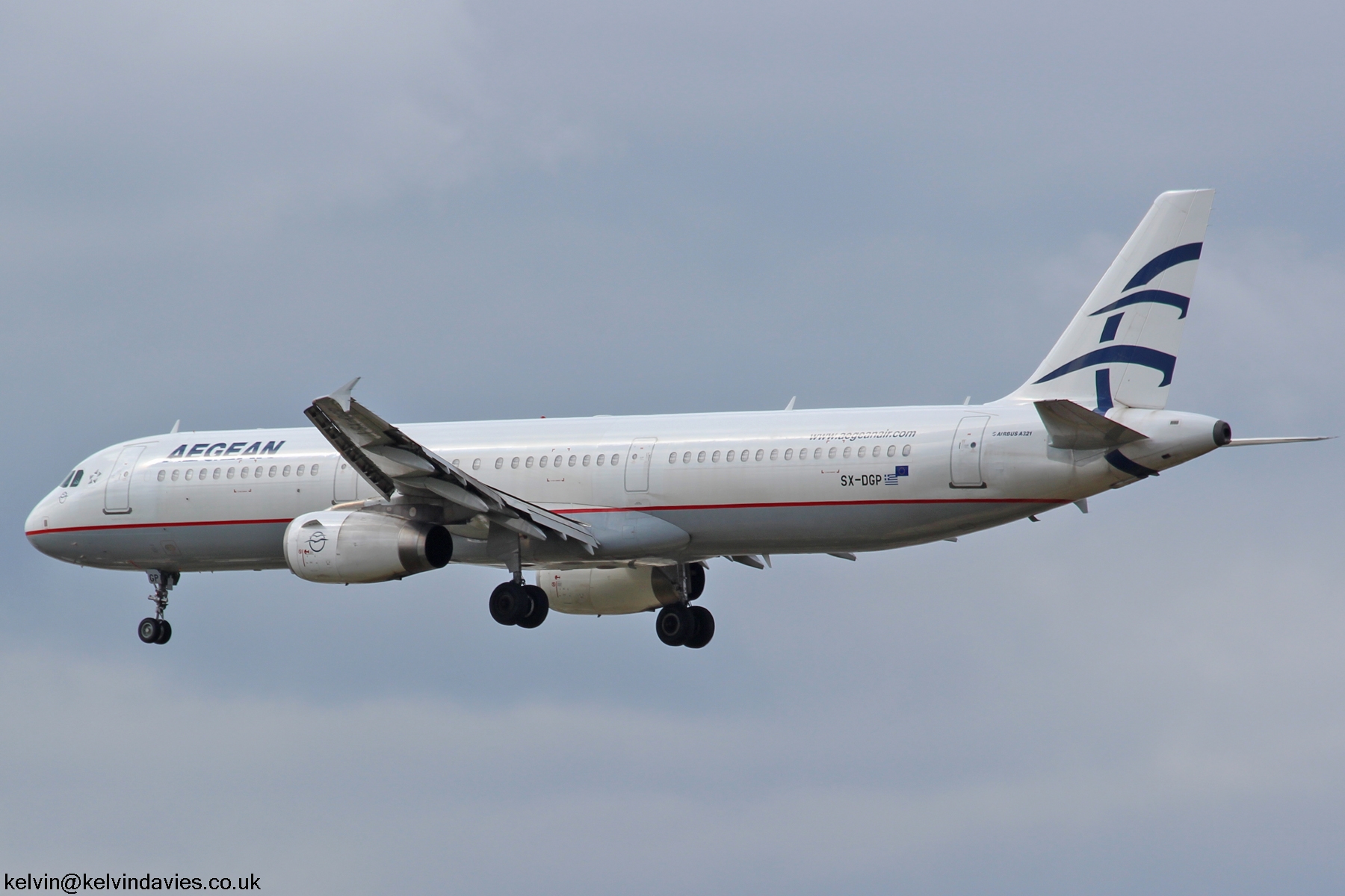 Aegean Airlines A321 SX-DGP