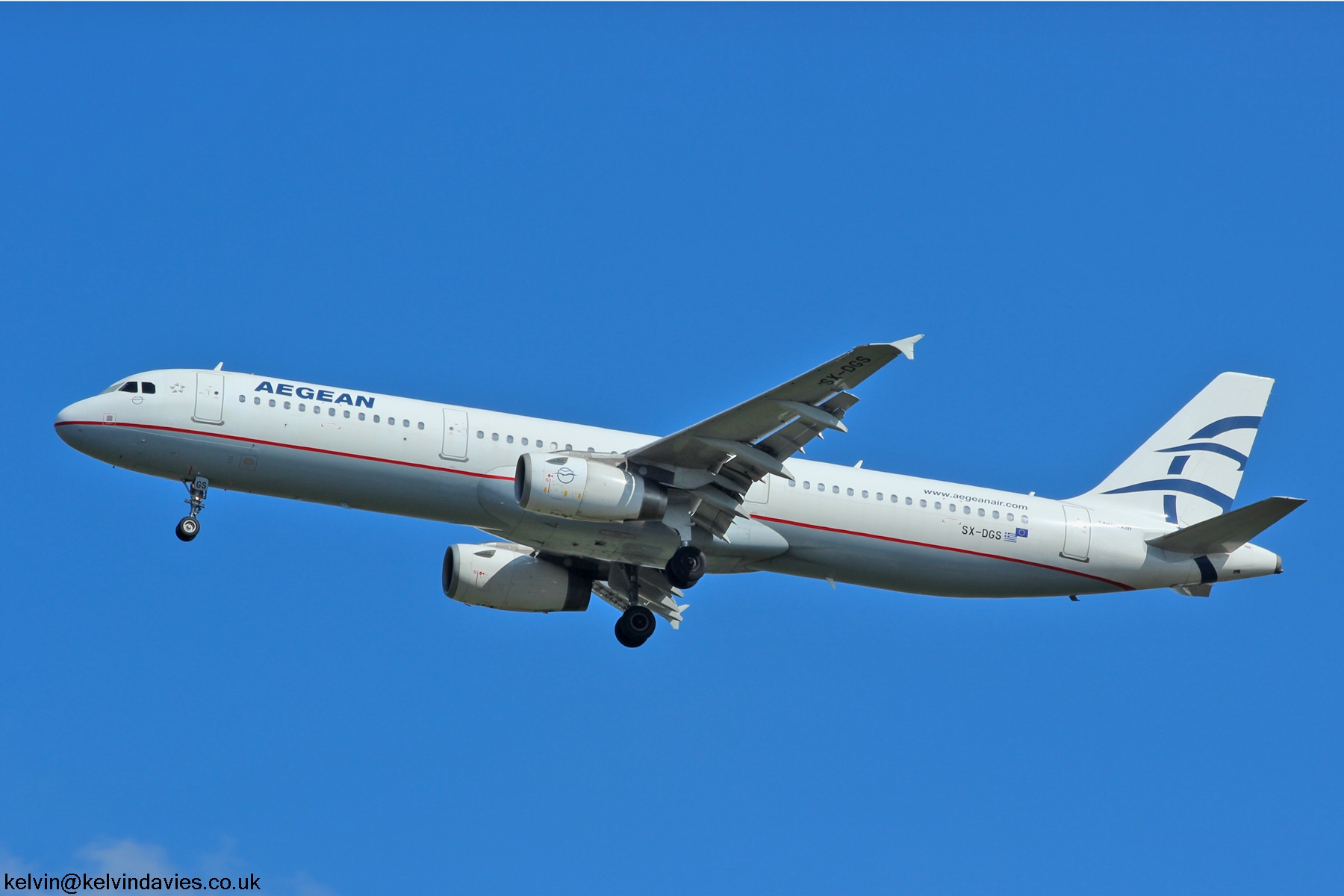 Aegean Airlines A321 SX-DGS