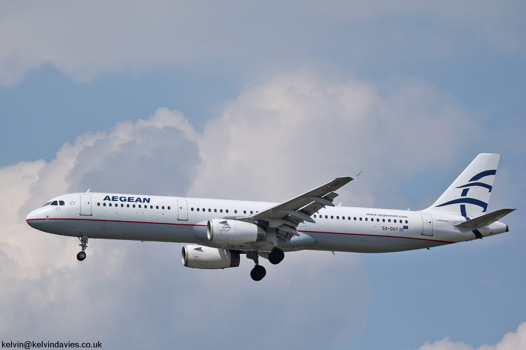 Aegean Airlines A321 SX-DGT