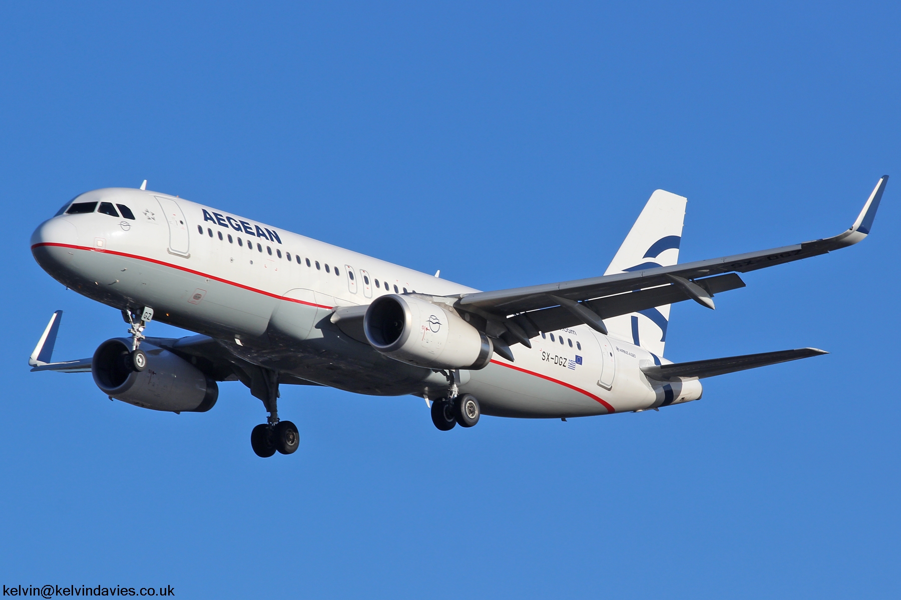 Aegean Airlines A320 SX-DGZ