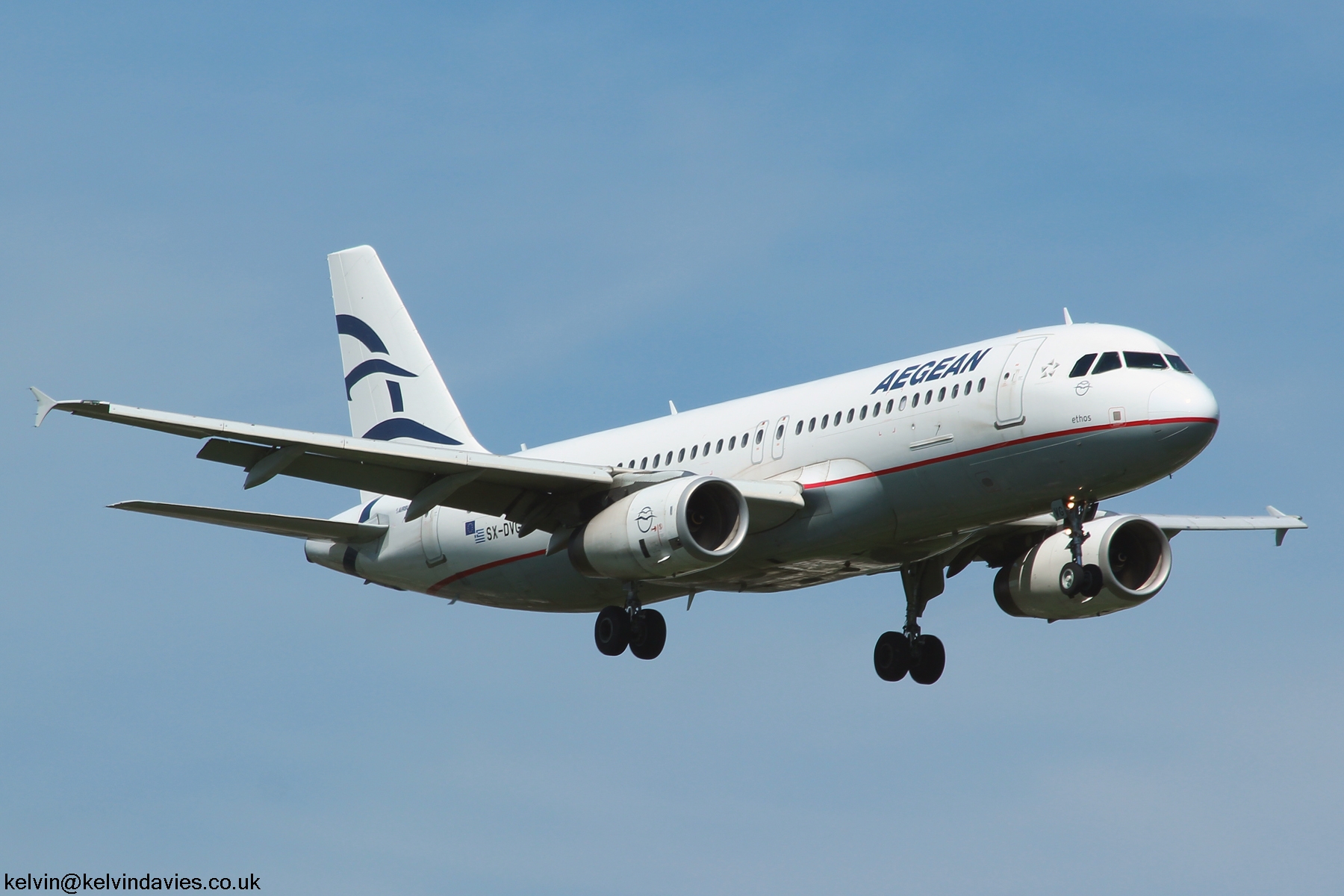 Aegean Airlines A320 SX-DVG