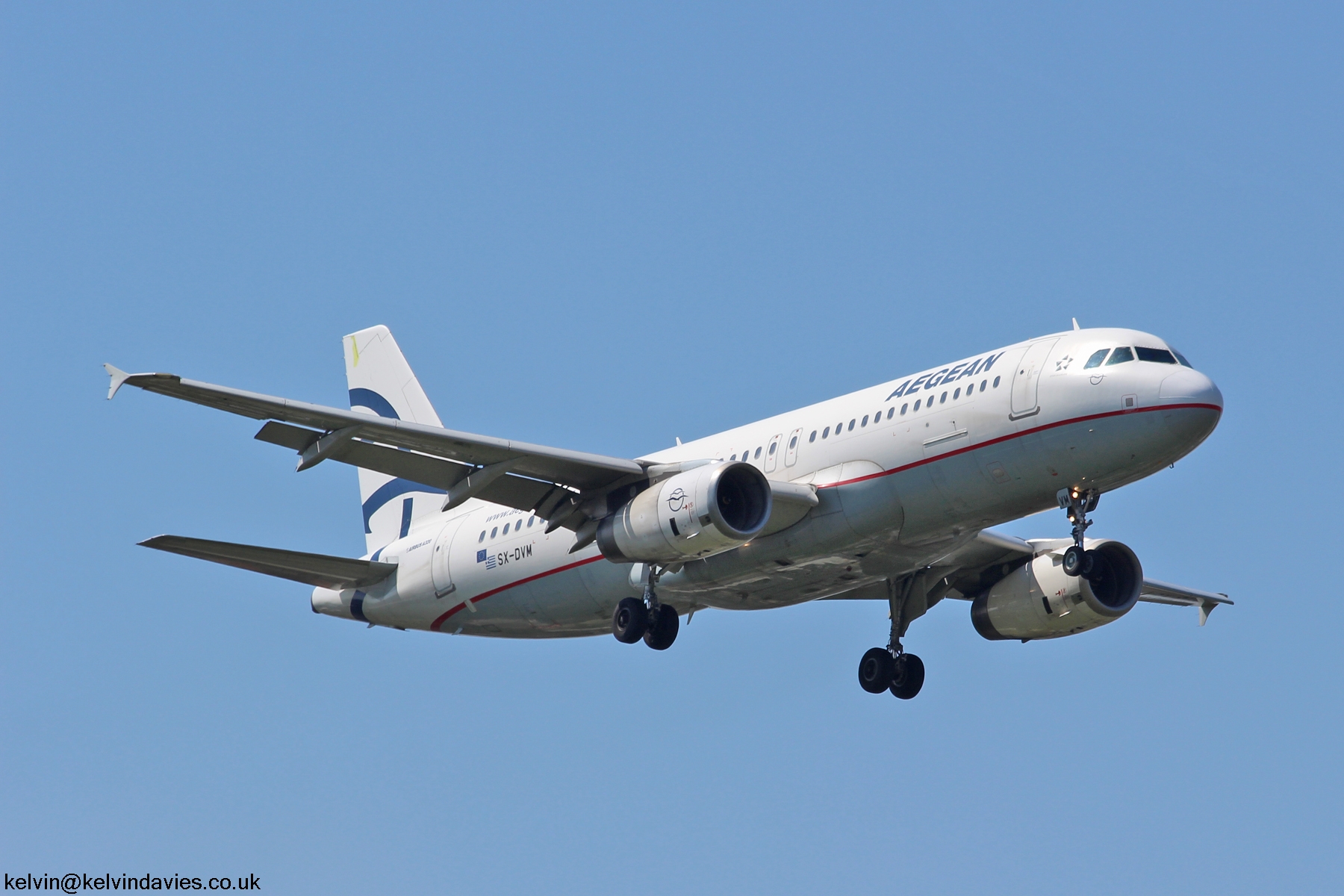 Aegean Airlines A320 SX-DVM