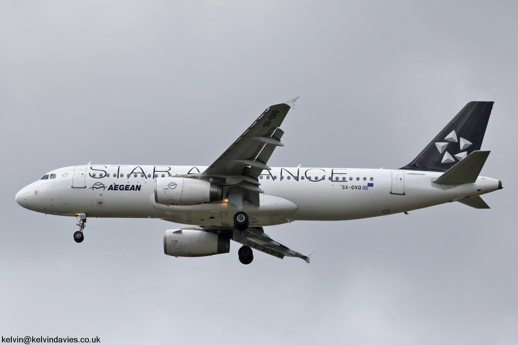 Aegean Airlines A320 SX-DVQ