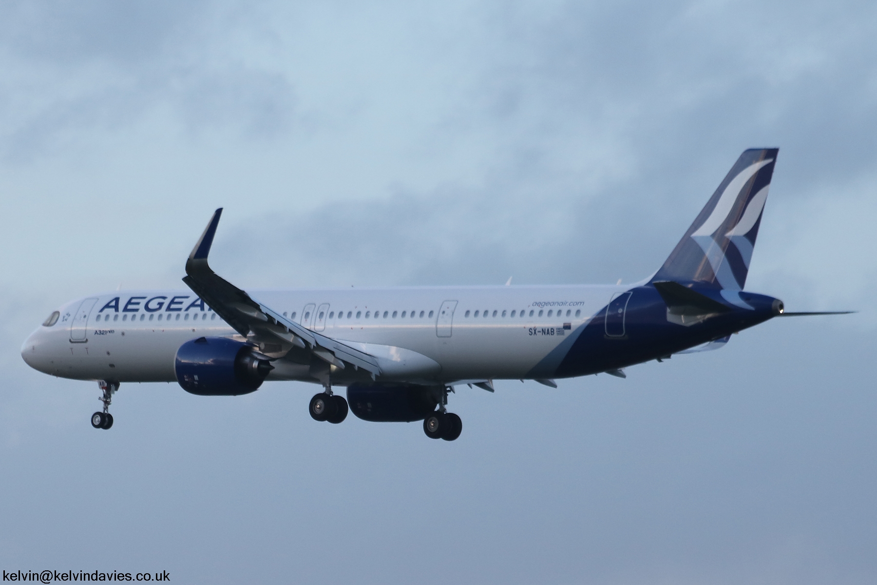 Aegean Airlines A321 NXSL SX-NAB
