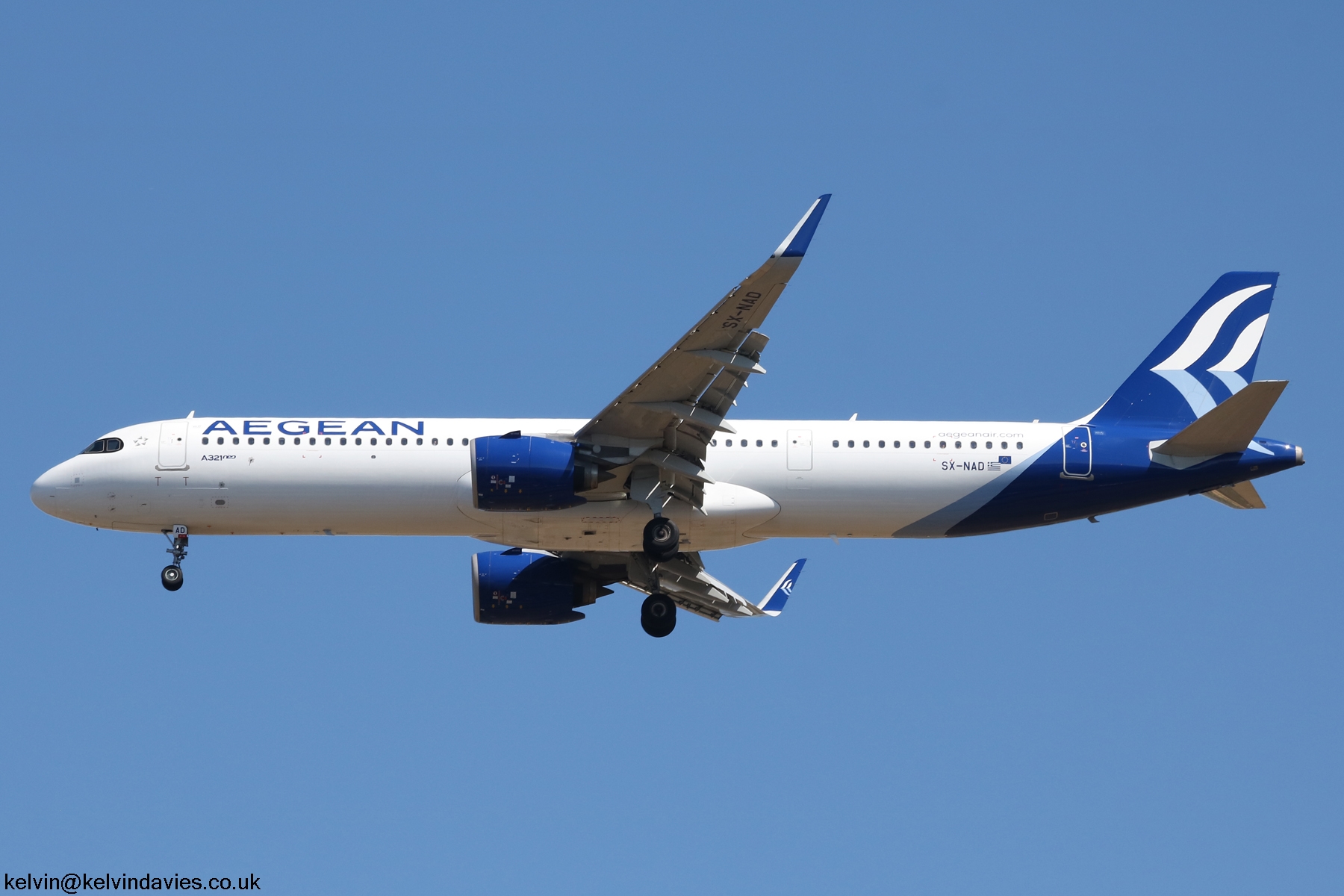 Aegean Airlines A321NEO SX-NAD