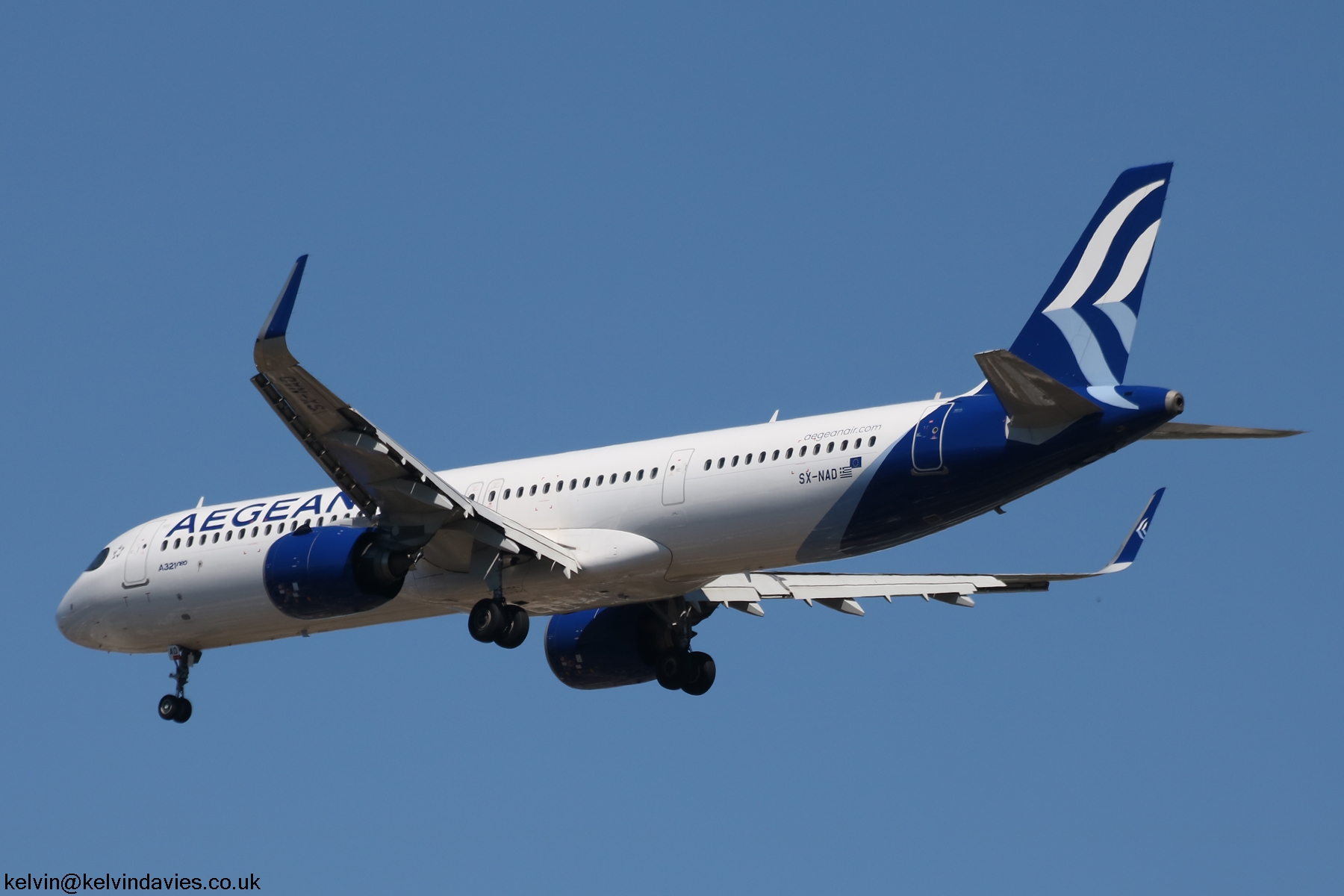 Aegean Airlines A321NEO SX-NAD