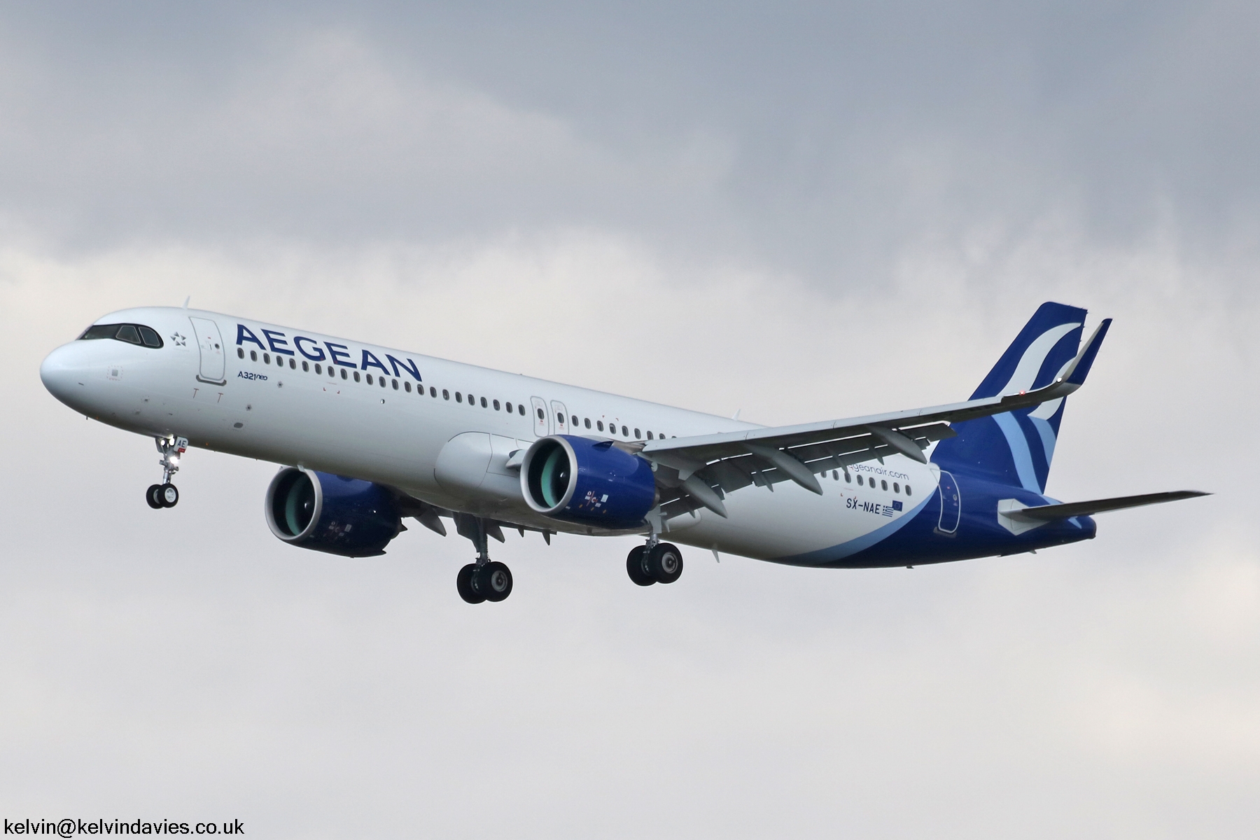 Aegean Airlines A321 NXSL SX-NAE