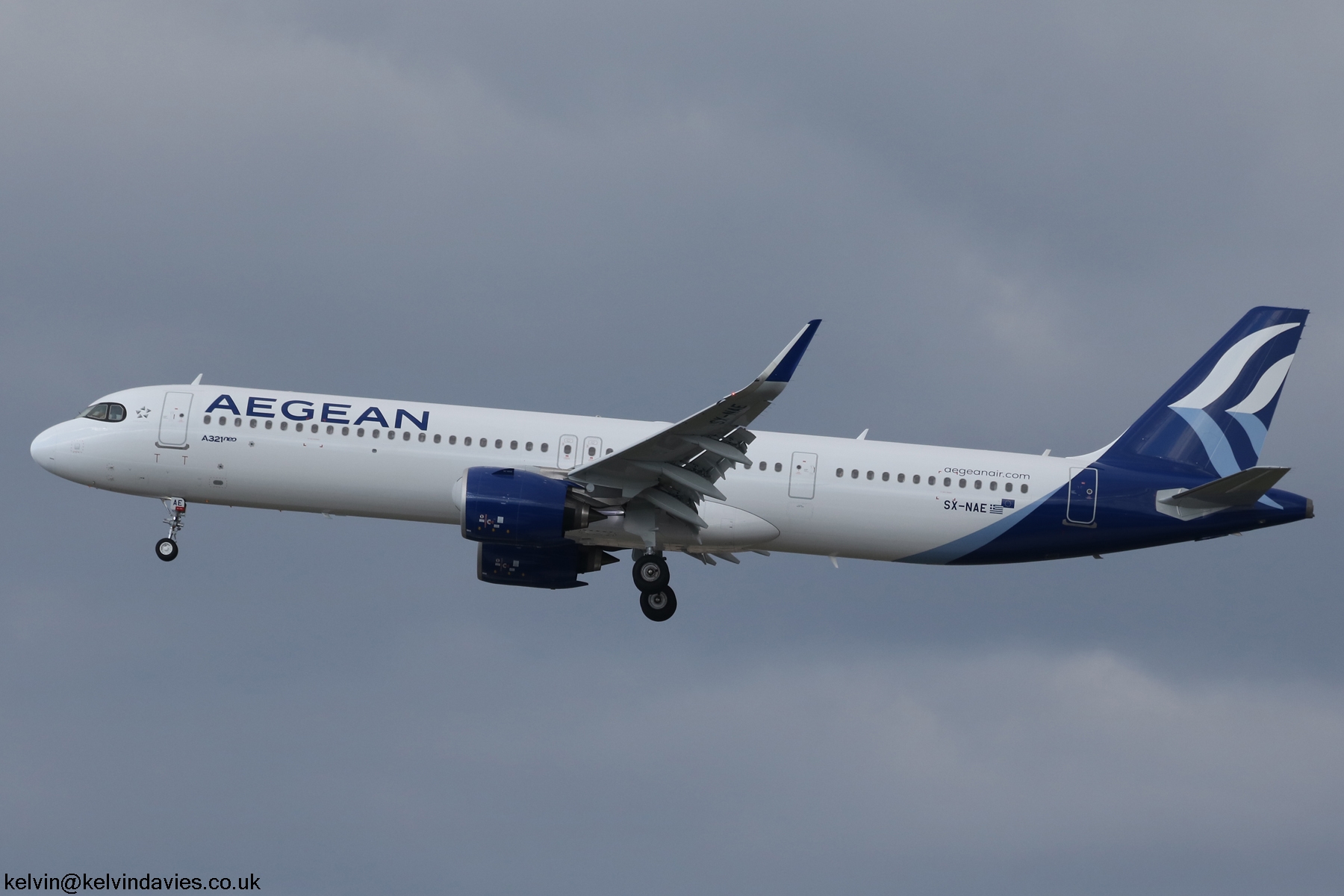 Aegean Airlines A321 NXSL SX-NAE
