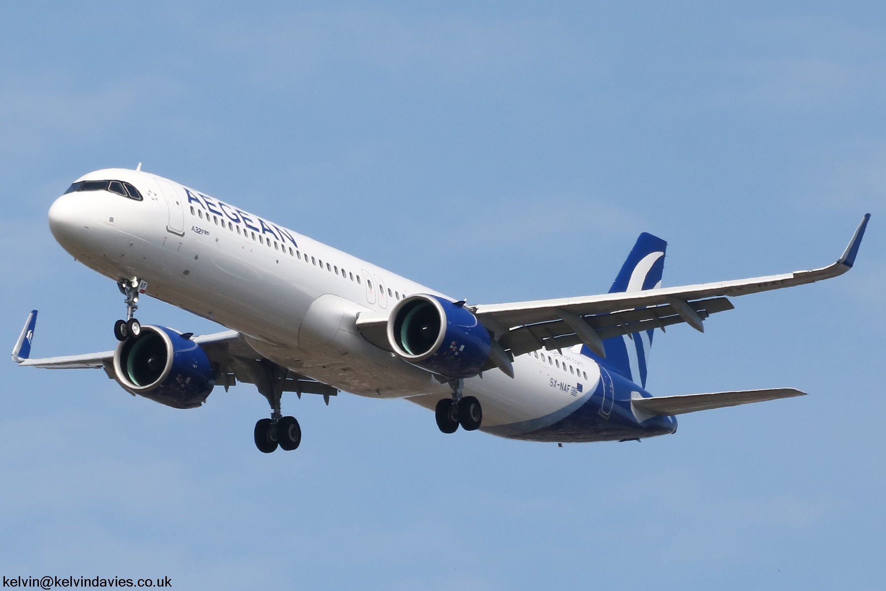 Aegean Airlines A321 NEO SX-NAF
