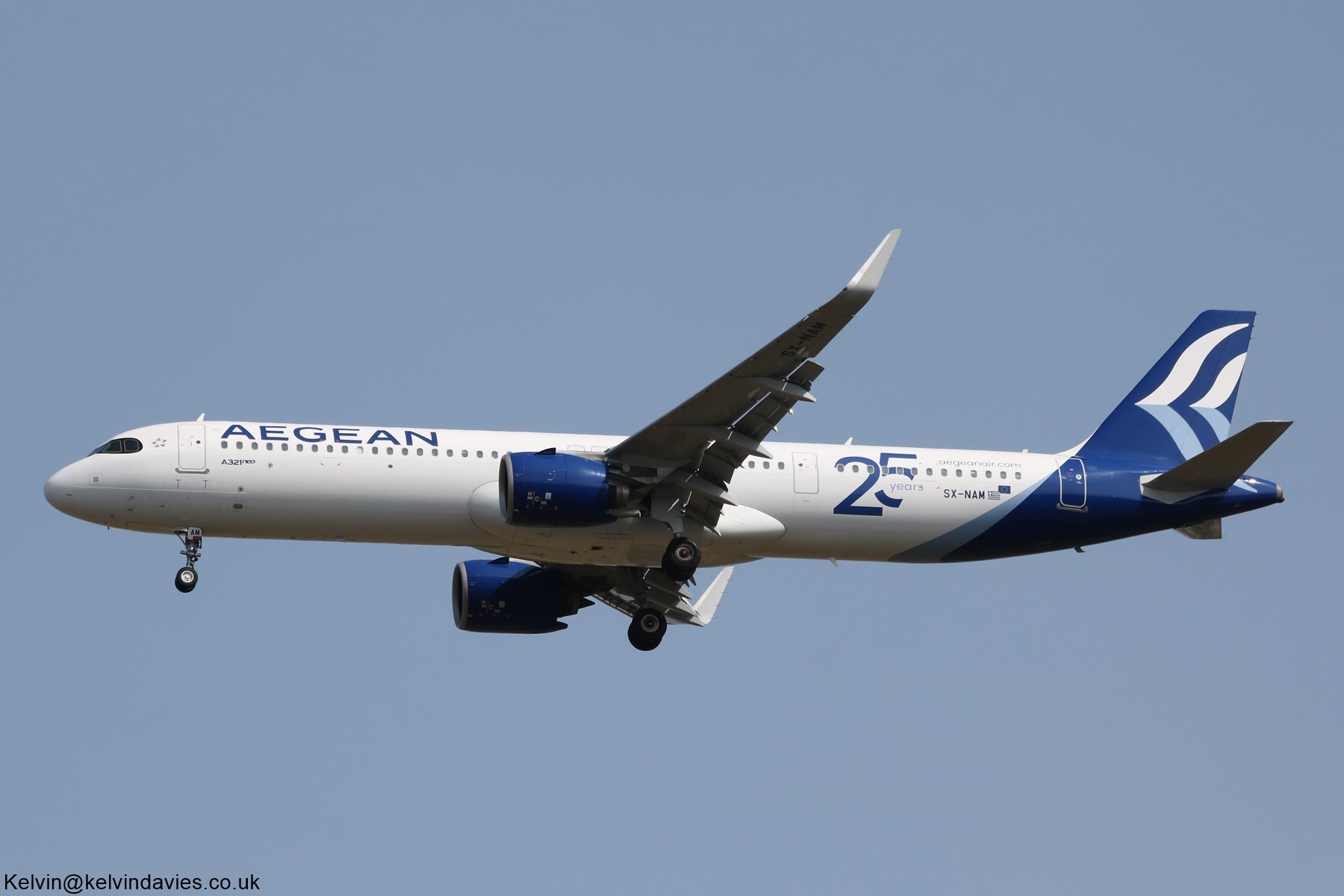 Aegean A321 NEO SX-NAM