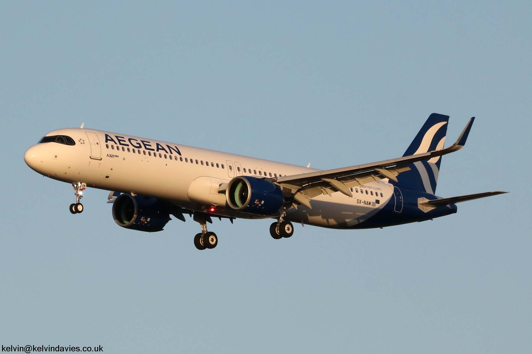 Aegean Airlines A321 SX-NAM