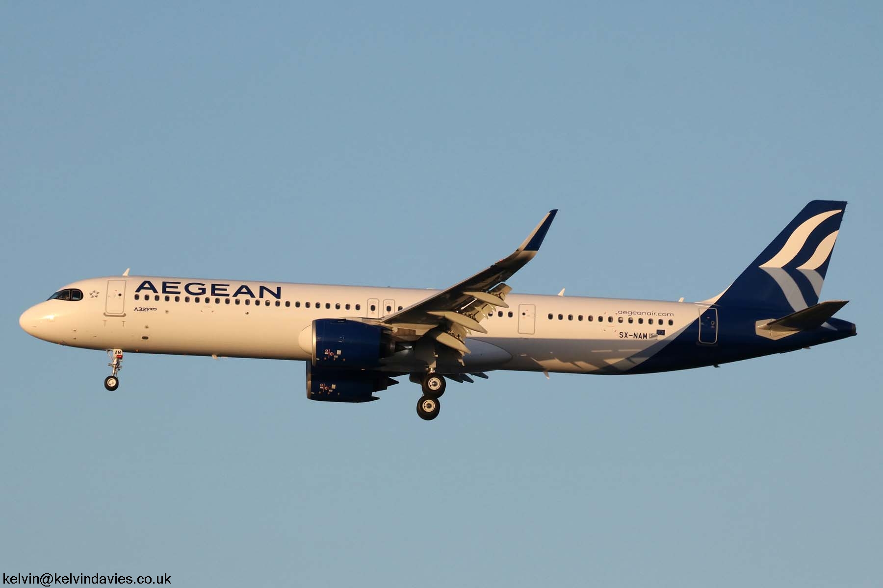 Aegean Airlines A321 SX-NAM