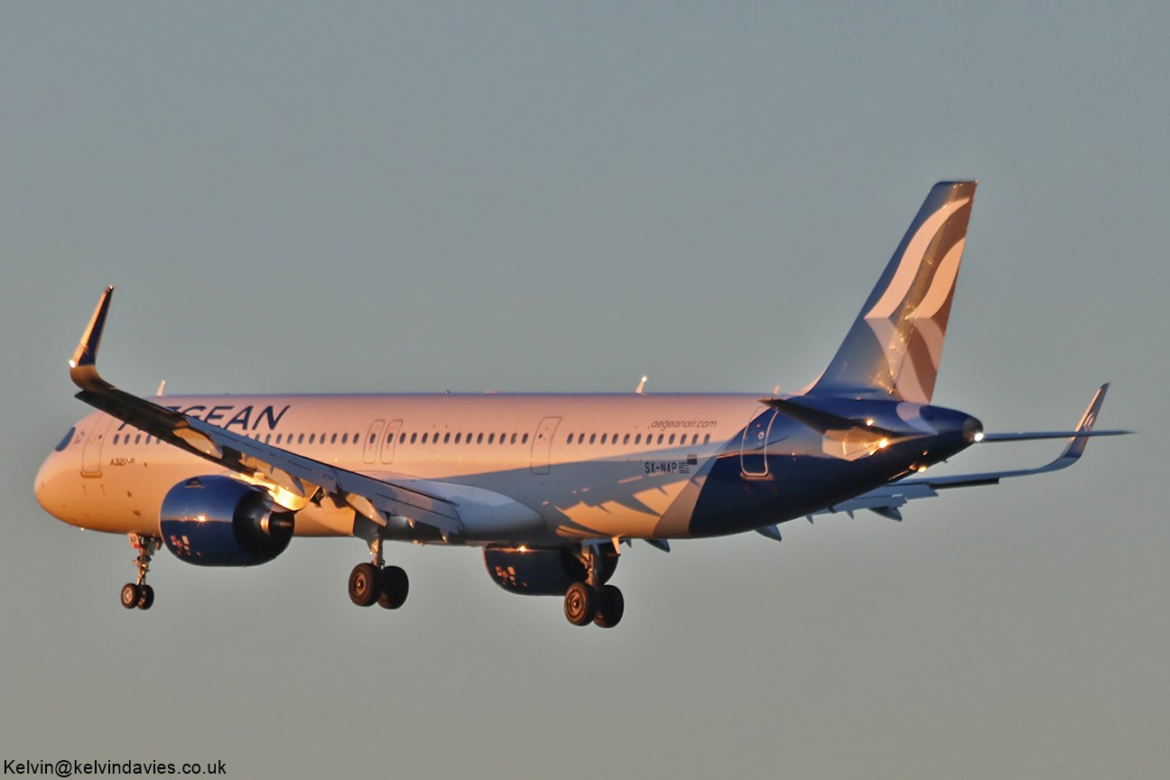 Aegean Airlines A321 NEO SX-NAP