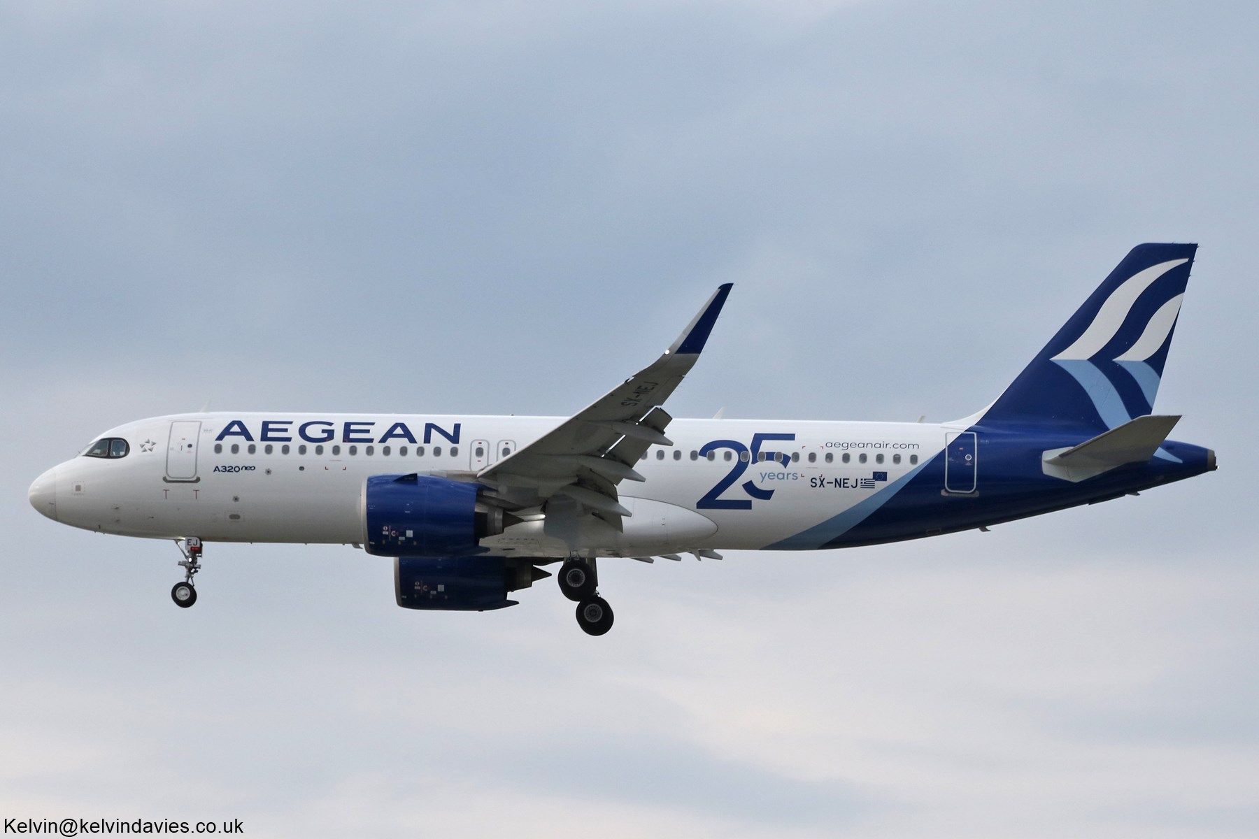 Aegean Airlines A320 NEO SX-NEJ