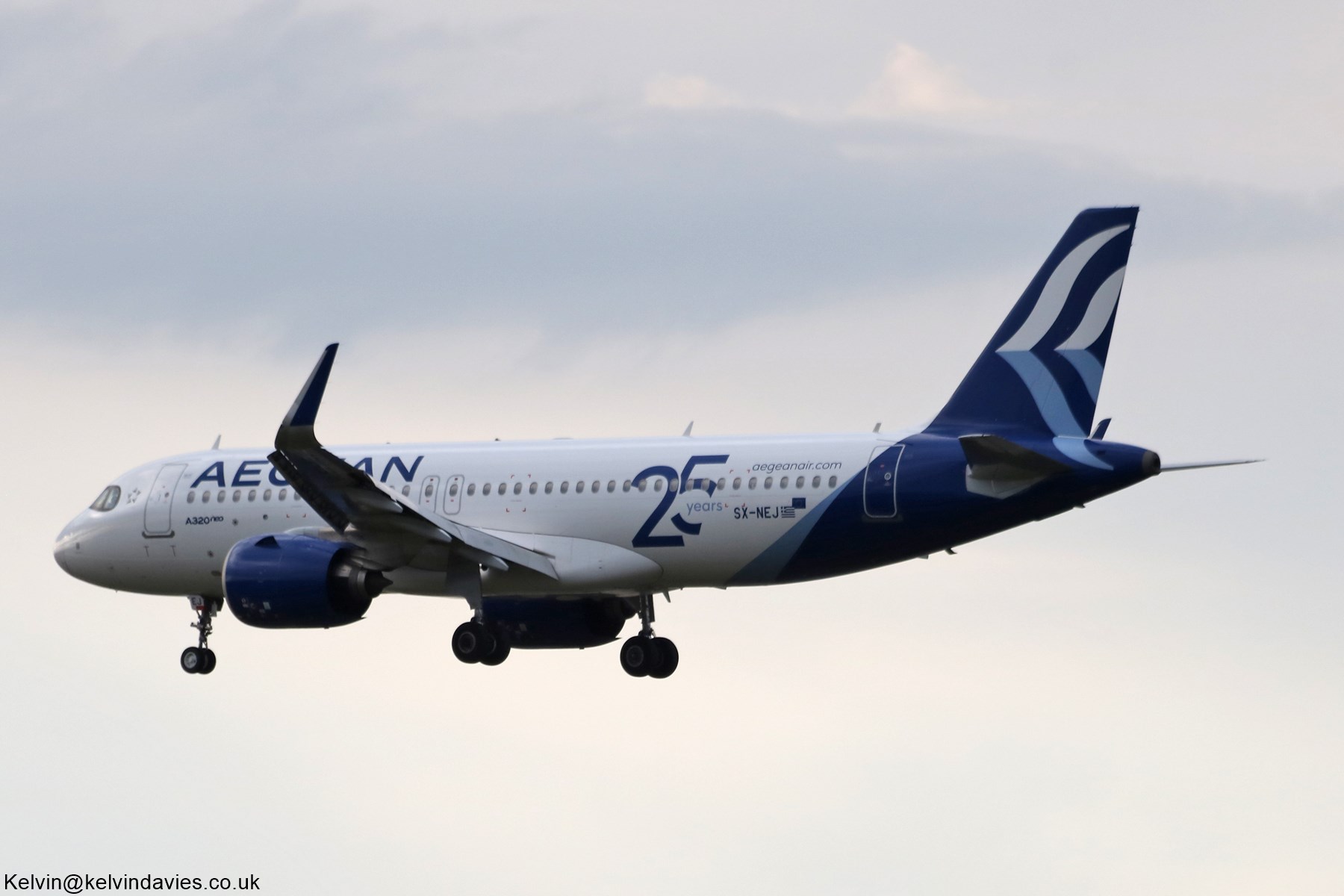 Aegean Airlines A320 NEO SX-NEJ