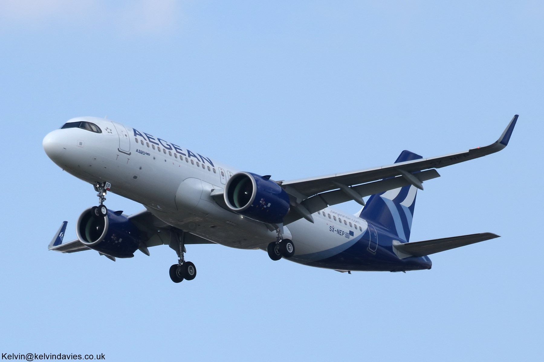 Aegean Airlines A320 NEO SX-NEP