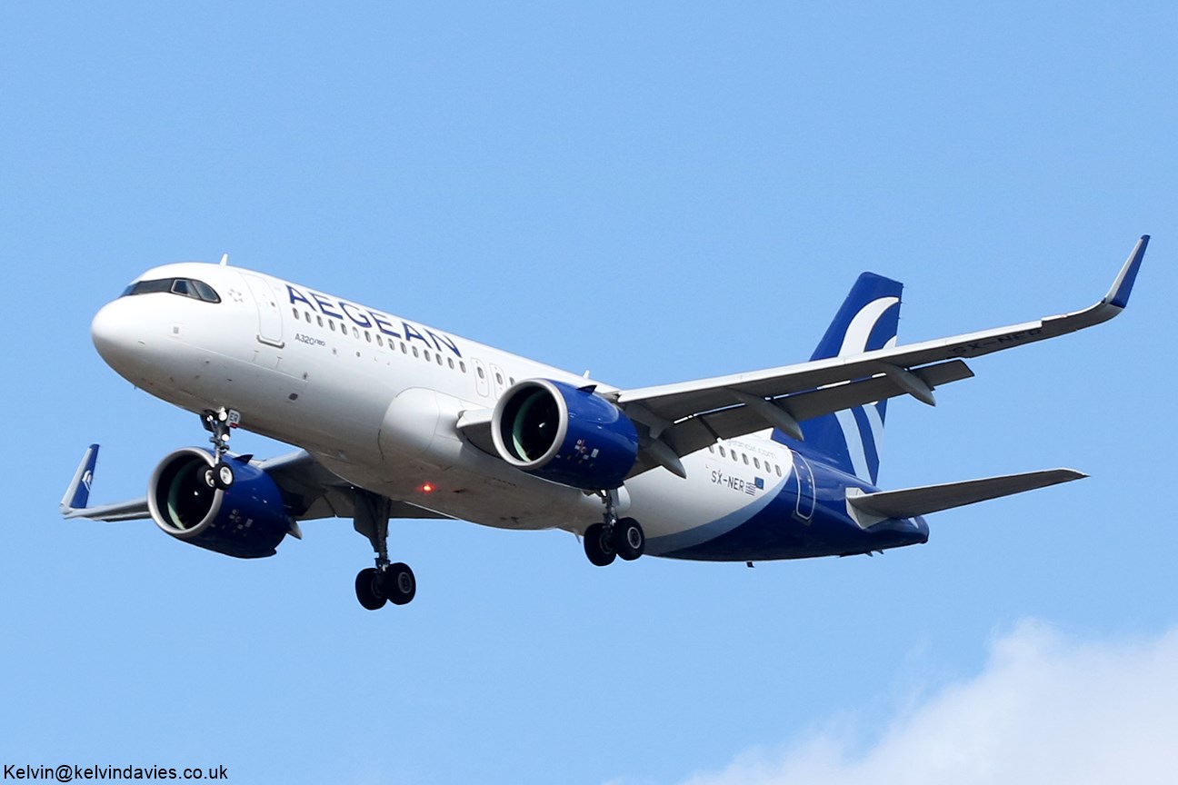 Aegean Airlines A320NEO SX-NER
