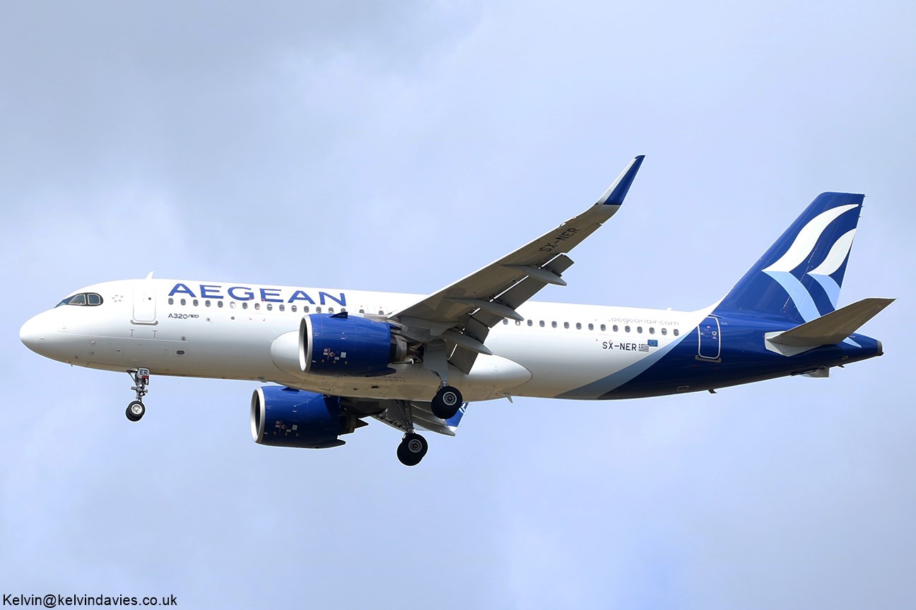 Aegean Airlines A320NEO SX-NER