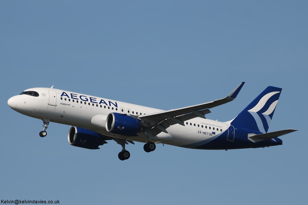 Aegean Airlines A320 NEO SX-NET