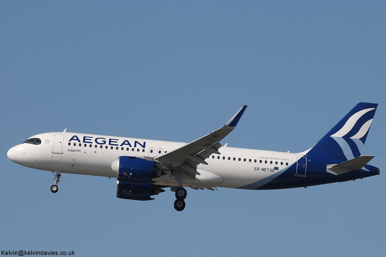 Aegean Airlines A320 NEO SX-NET