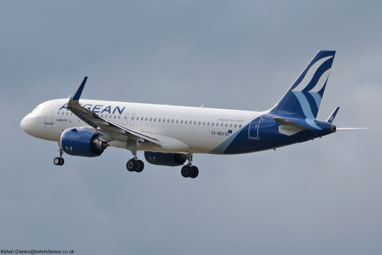Aegean Airlines A320 NEO SX-NEV
