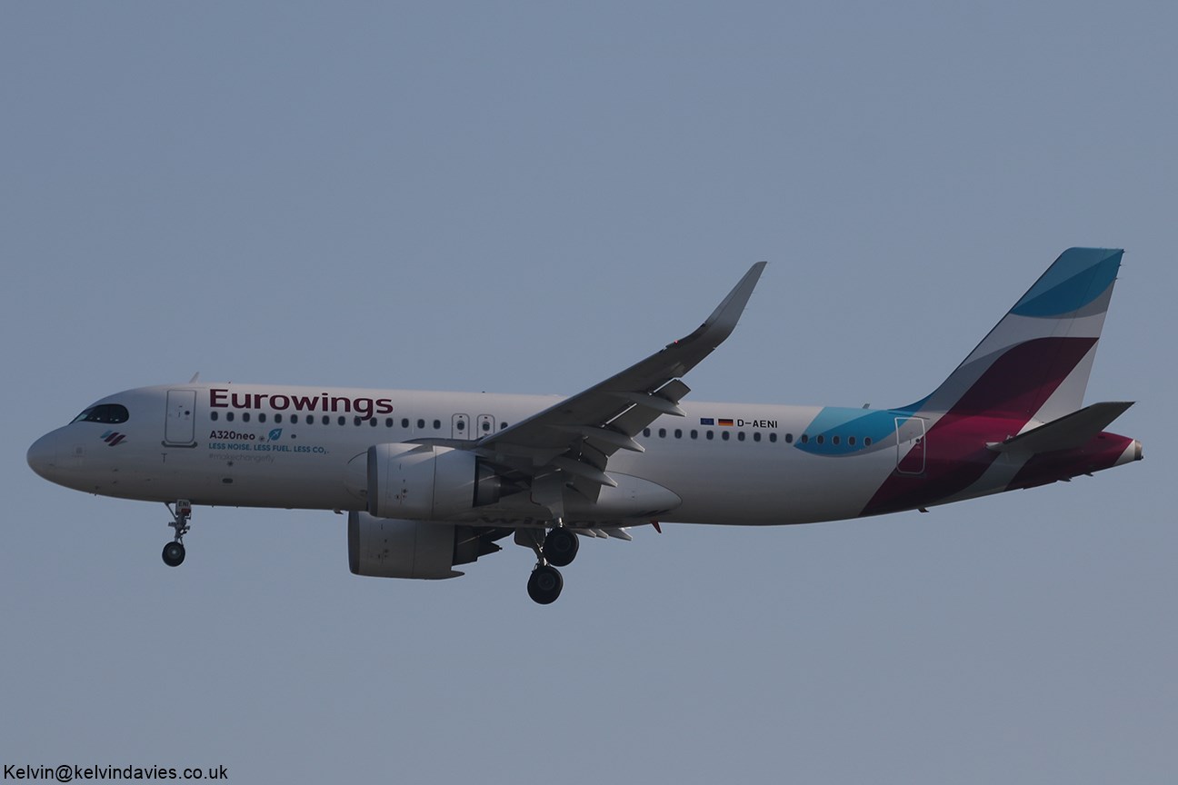 Eurowings A320 NEO D-AENI