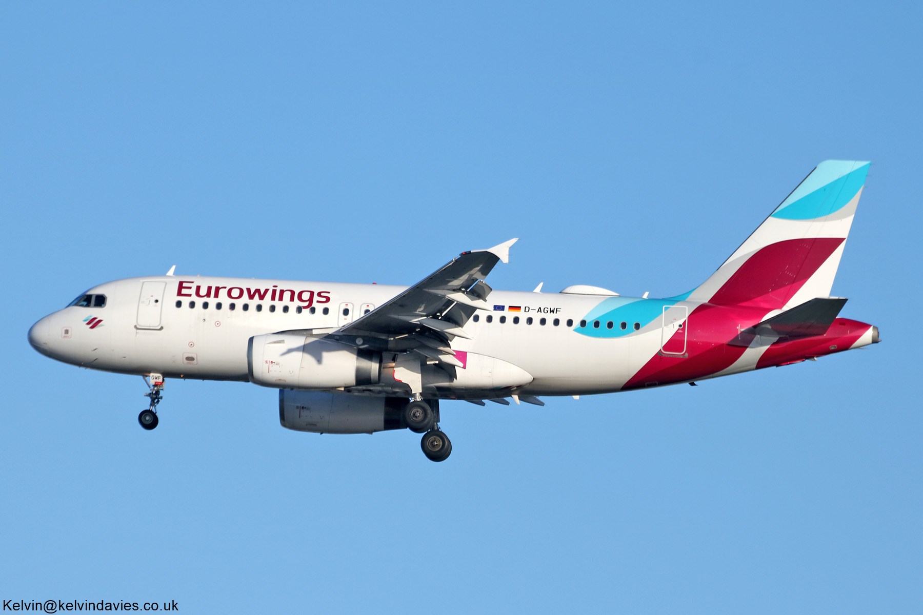 Eurowings A319 D-AGWF