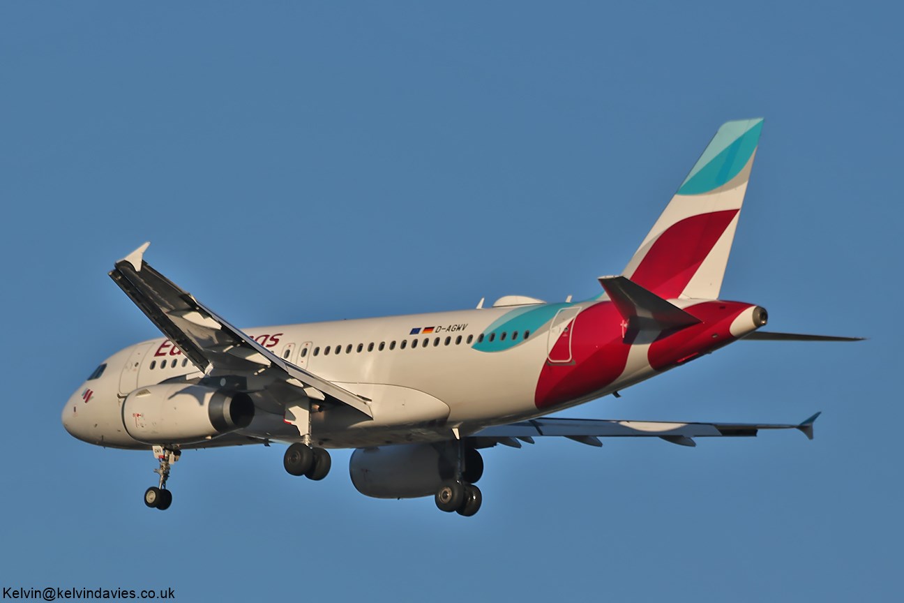 Eurowings A319 D-AGWV