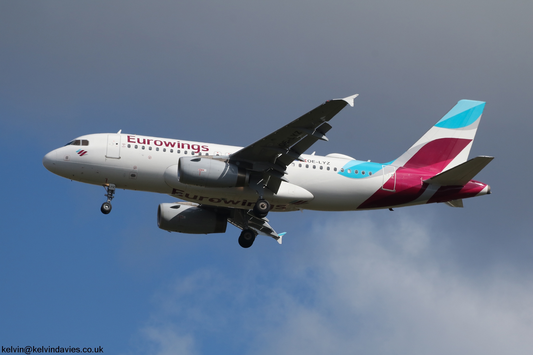 Eurowings Europe A319 OE-LYZ
