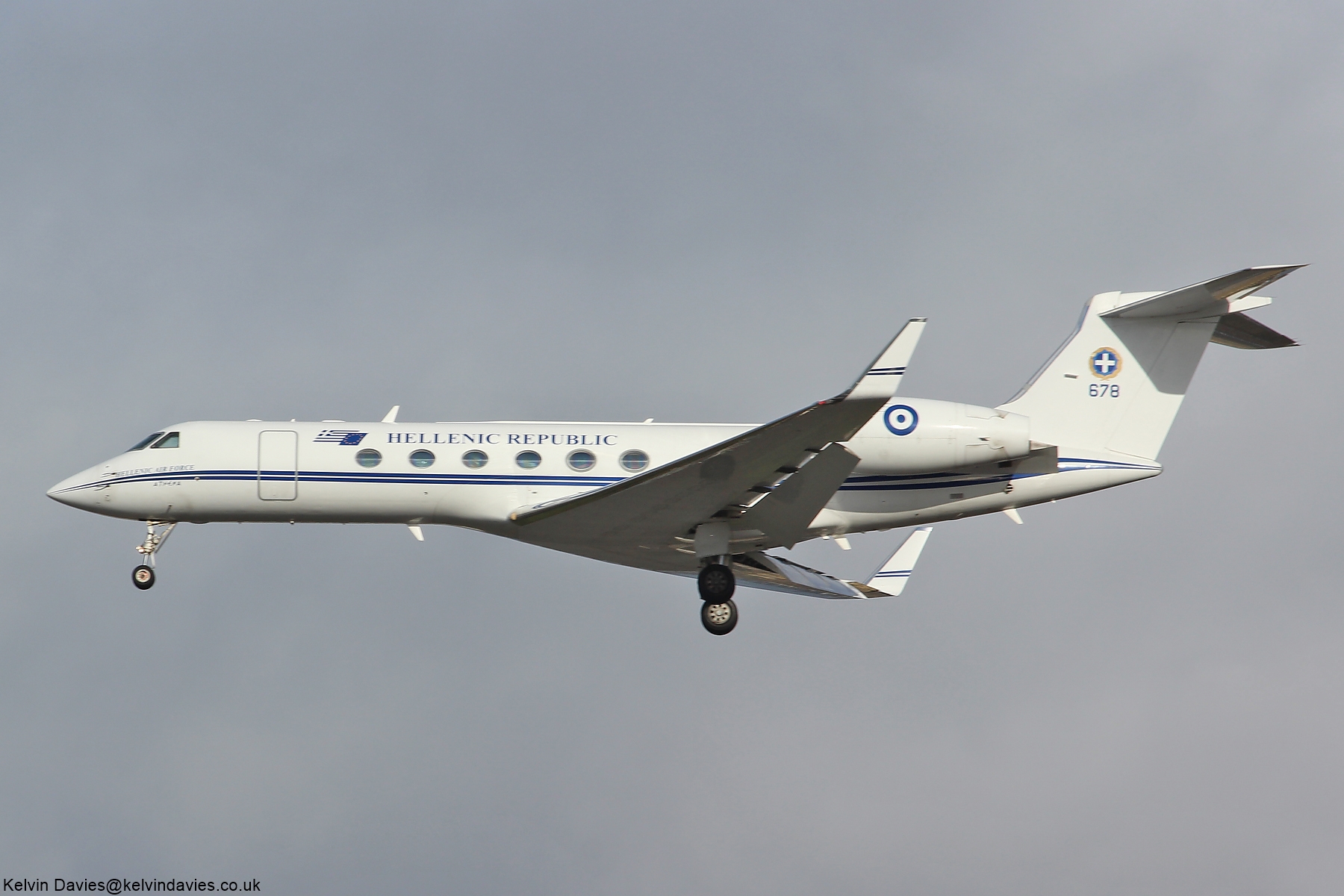 Greek government Gulfstream GV 678