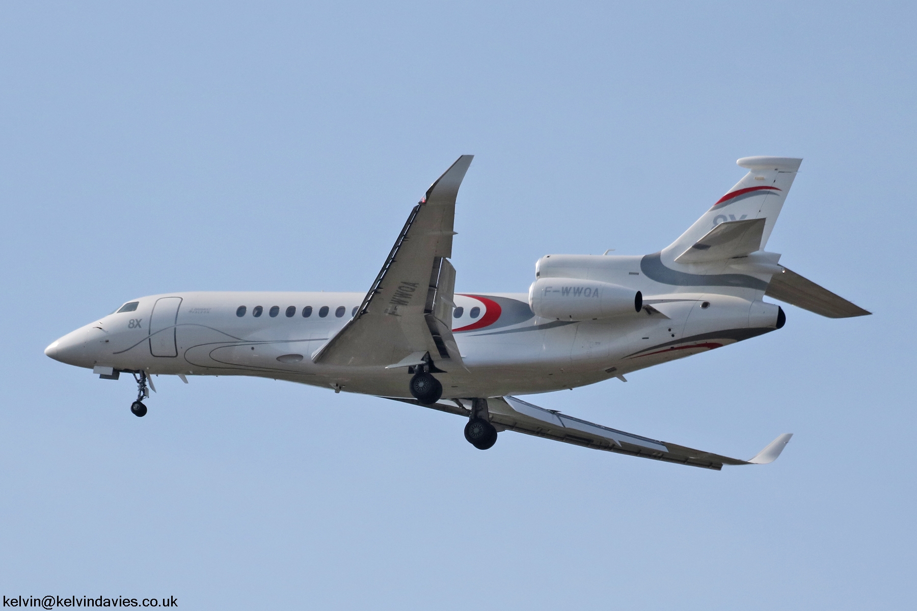 Dassault Aviation Prototype Falcon 8X F-WWQA