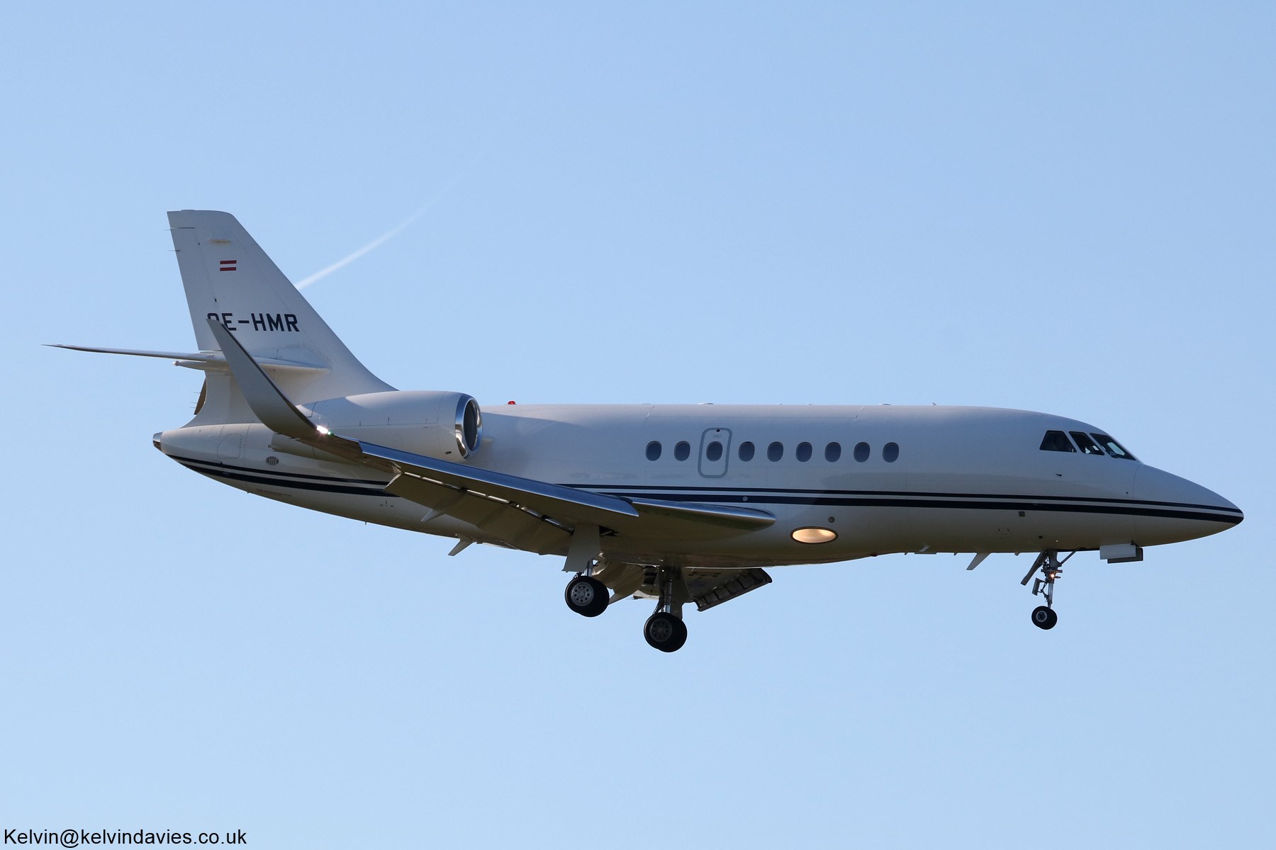 MHS Aviation GmbH Falcon 2000LX OE-HMR