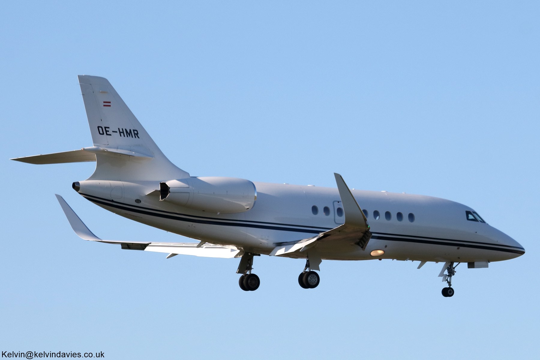 MHS Aviation GmbH Falcon 2000LX OE-HMR