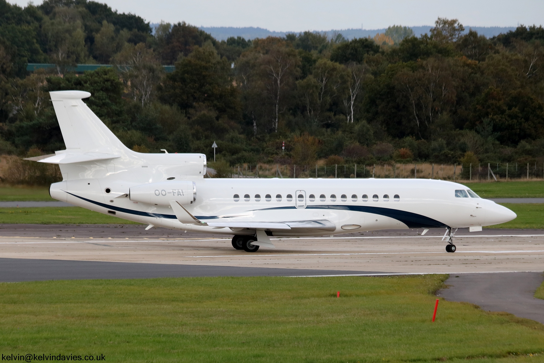 Flying Service NV Dassault Falcon 8X OO-FAI