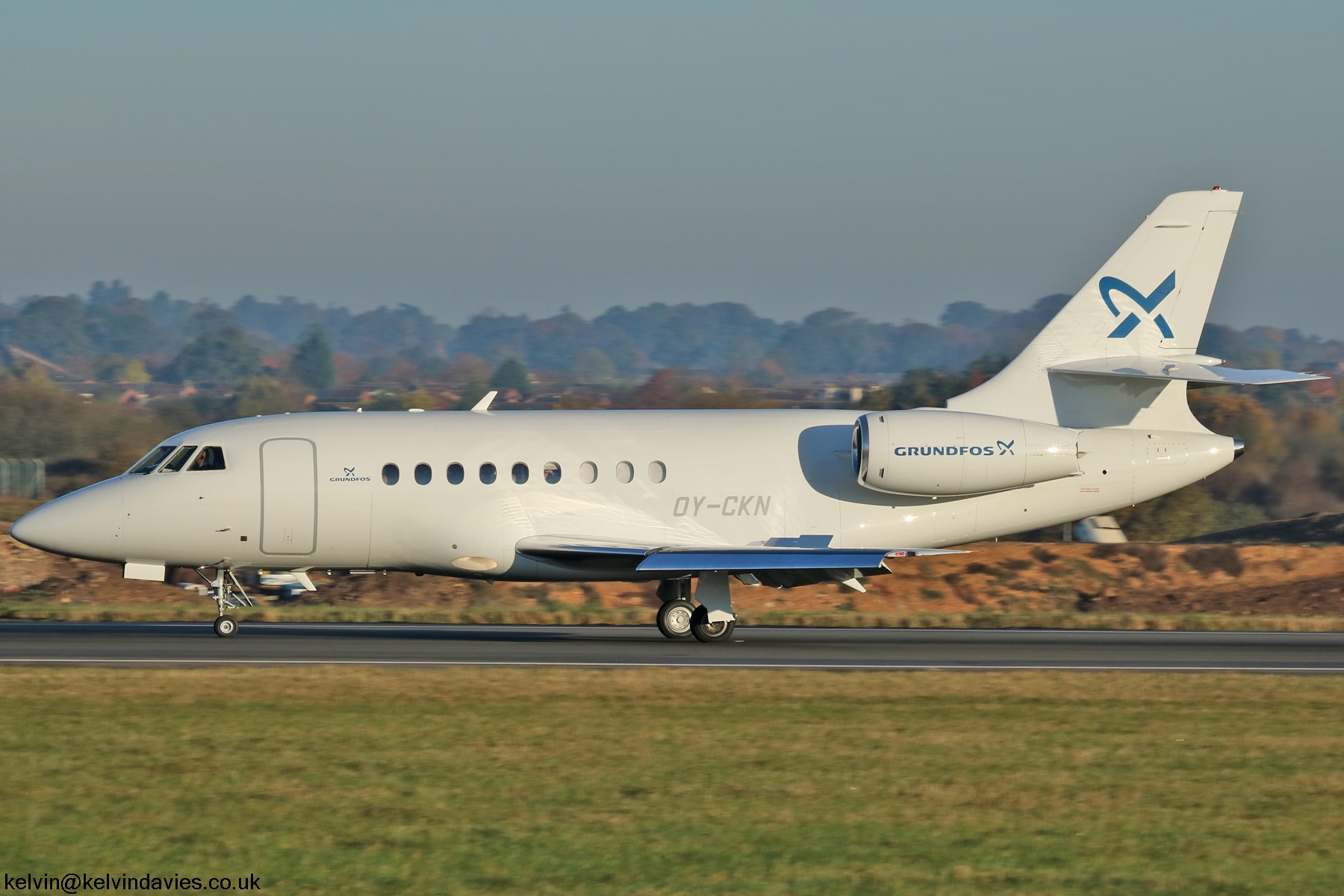 Falcon 2000 OY-CKN
