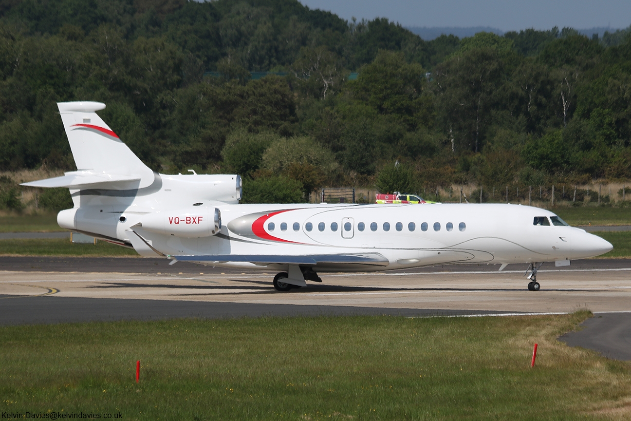 Shell Aircraft Ltd Falcon 8X VQ-BXF