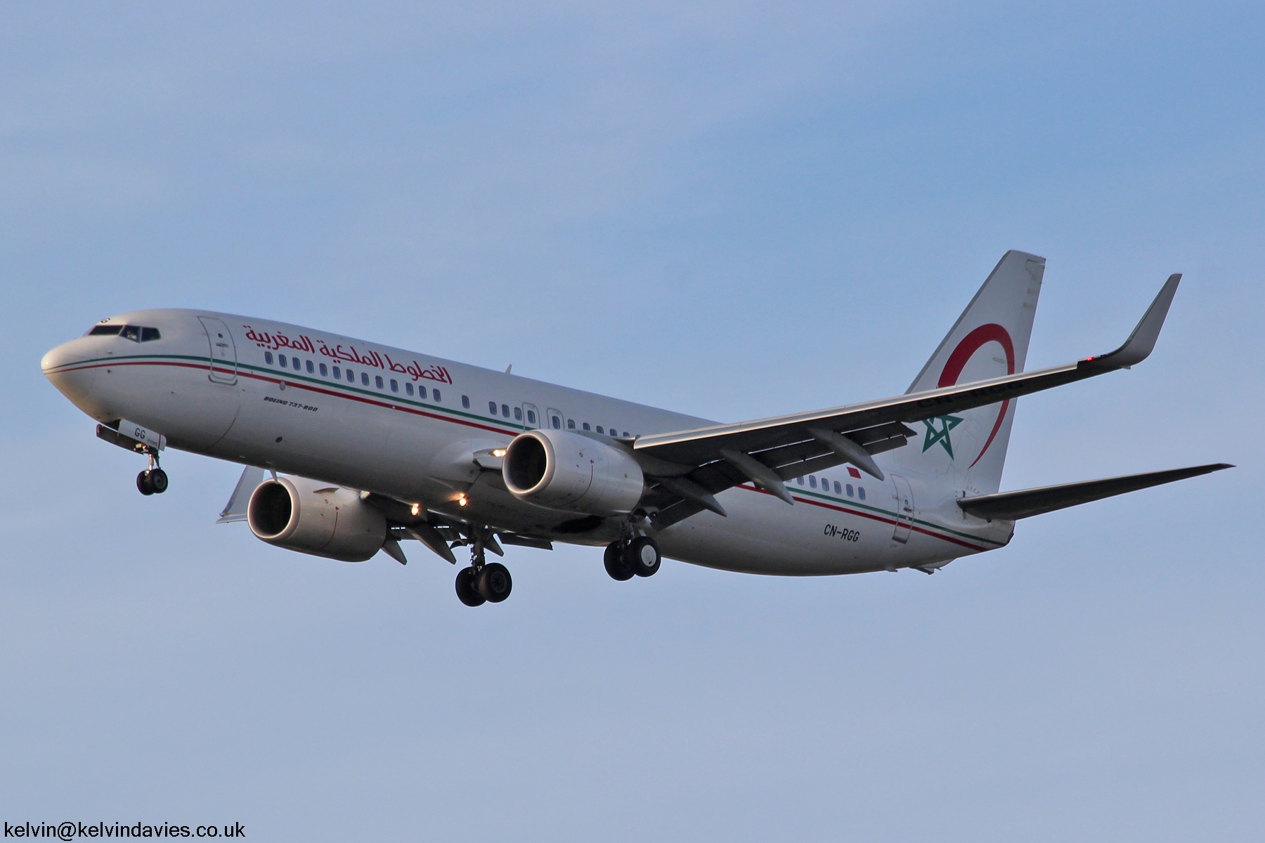Royal Air Maroc 737NG CN-RGG