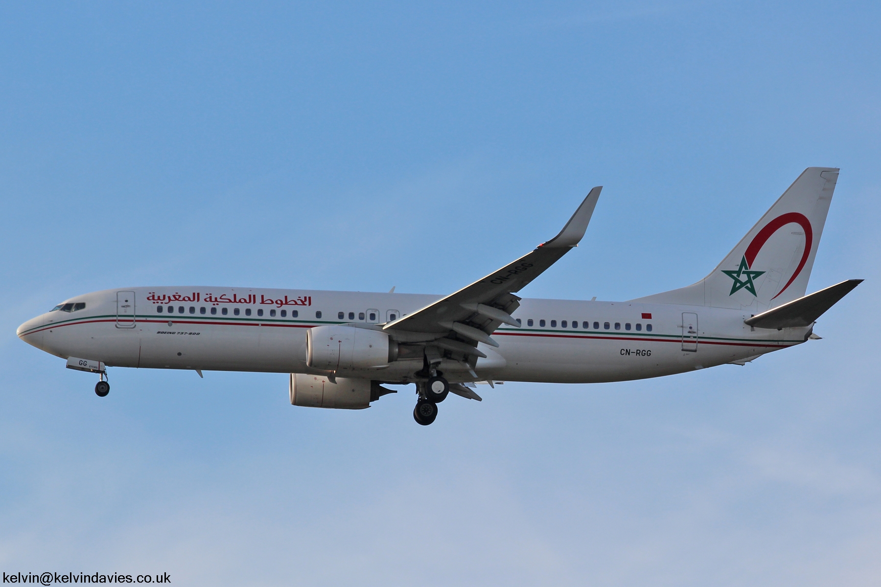 Royal Air Maroc 737NG CN-RGG