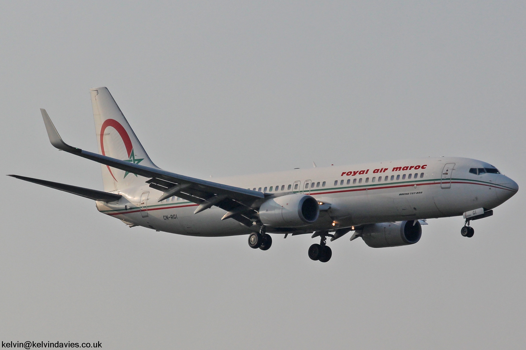 Royal Air Maroc 737 CN-RGI