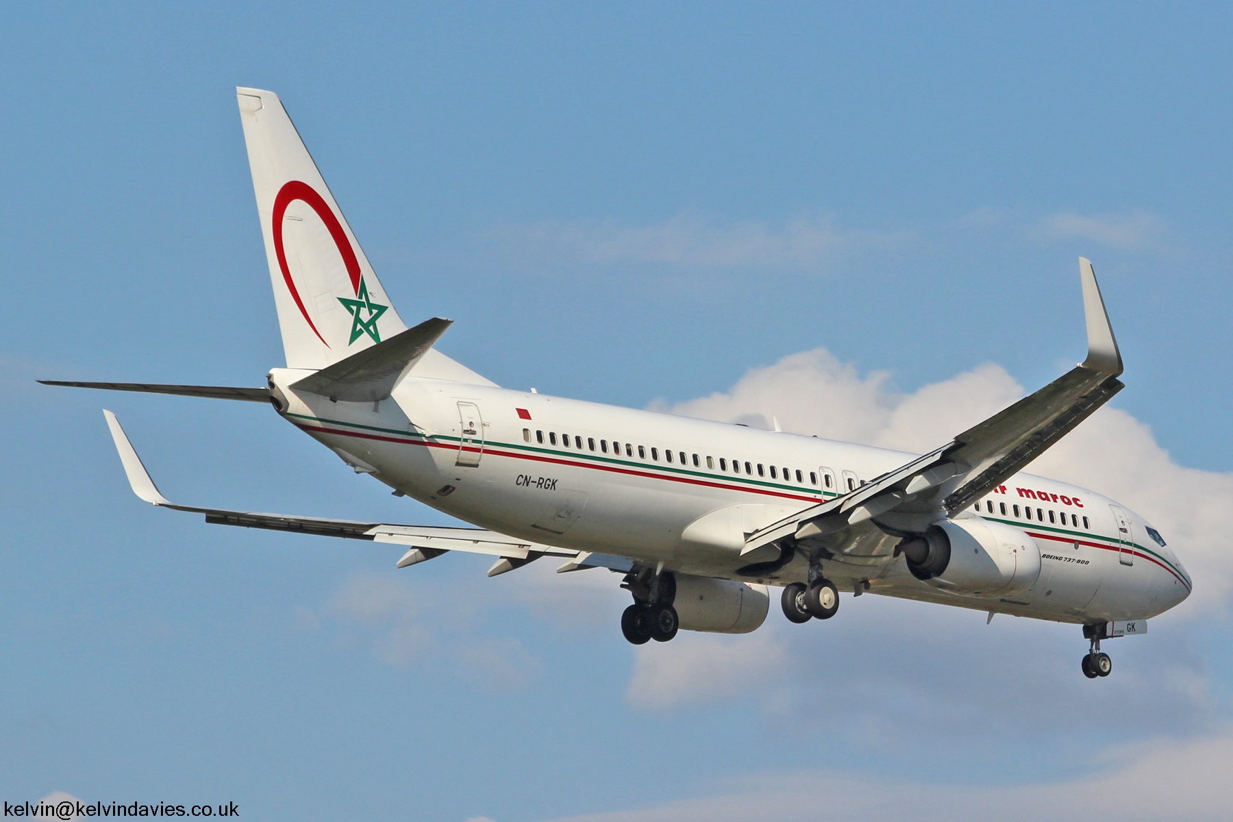 Royal Air Maroc 737NG CN-RGK