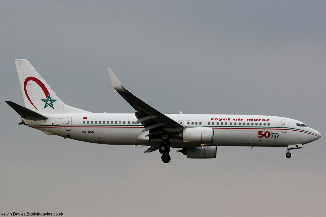 Royal Air Maroc 737NG CN-RGN