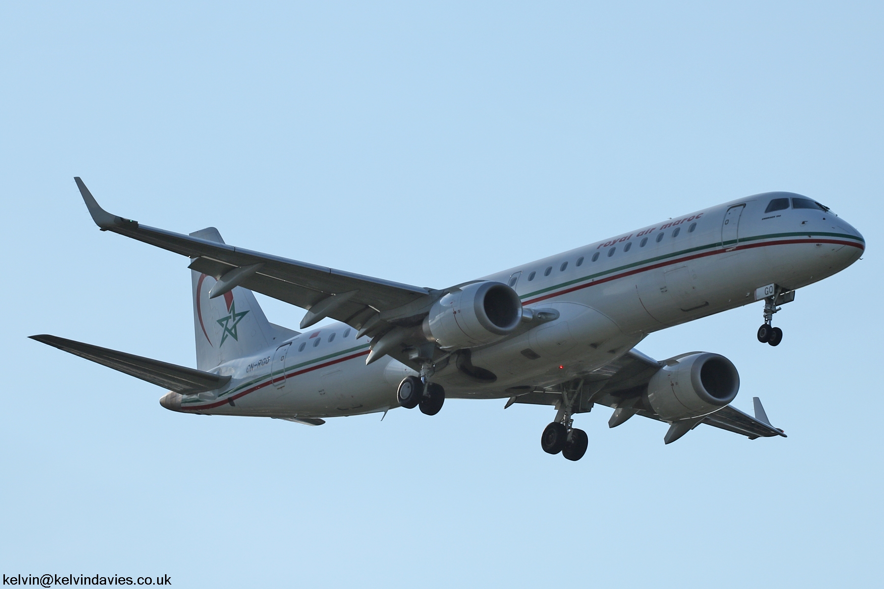 Royal Air Maroc Emb190 CN-RGQ