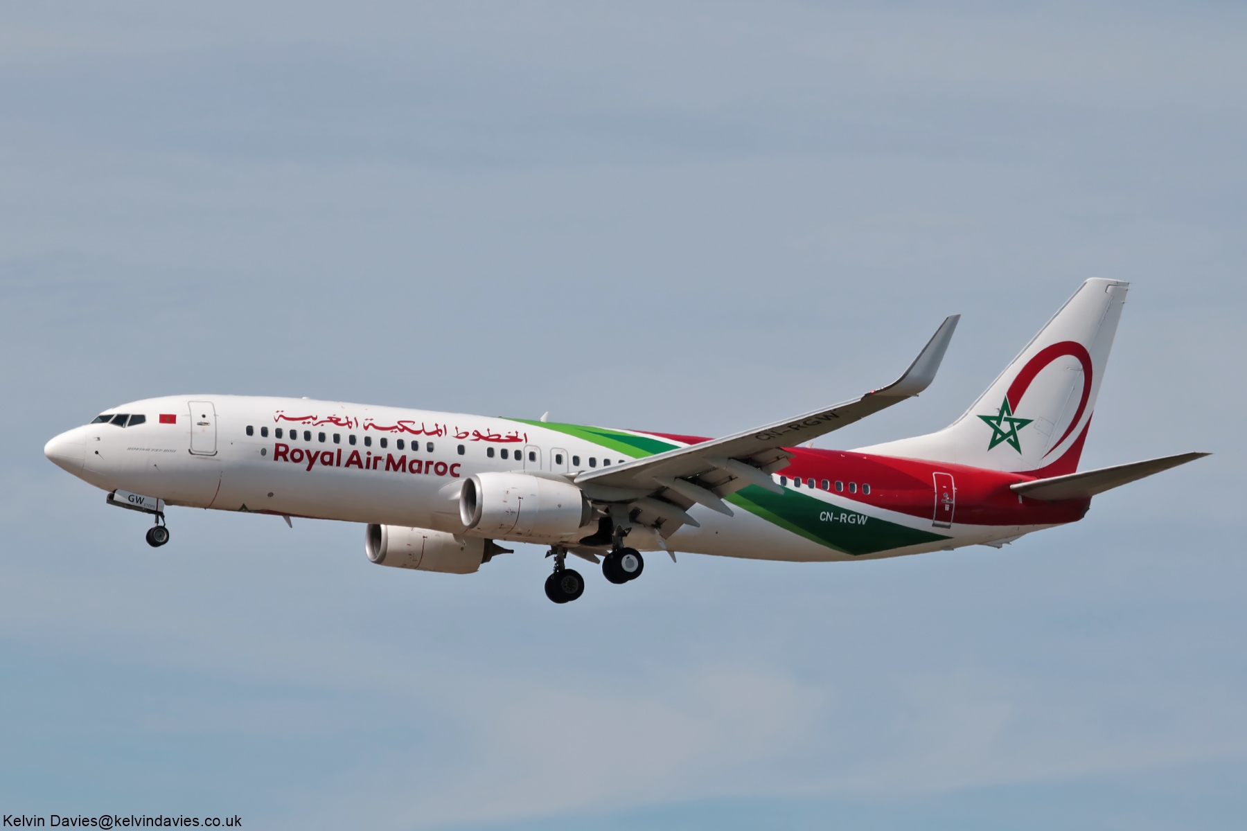 Royal Air Maroc 737 CN-RGW