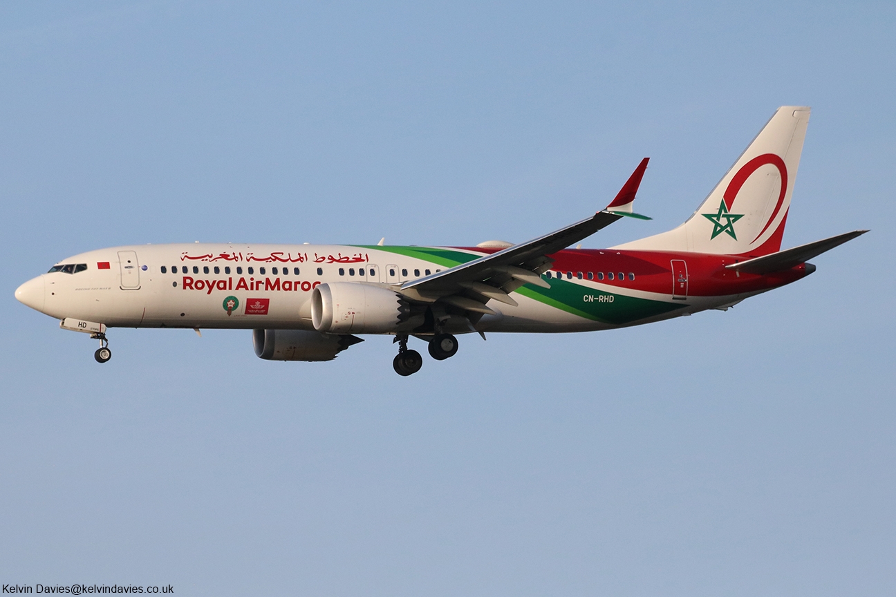 Royal Air Maroc 737MAX CN-RHD