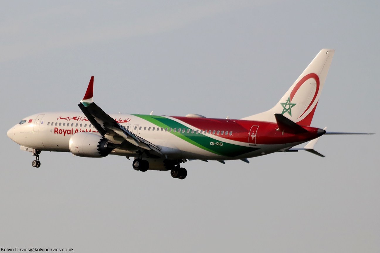 Royal Air Maroc 737MAX CN-RHD