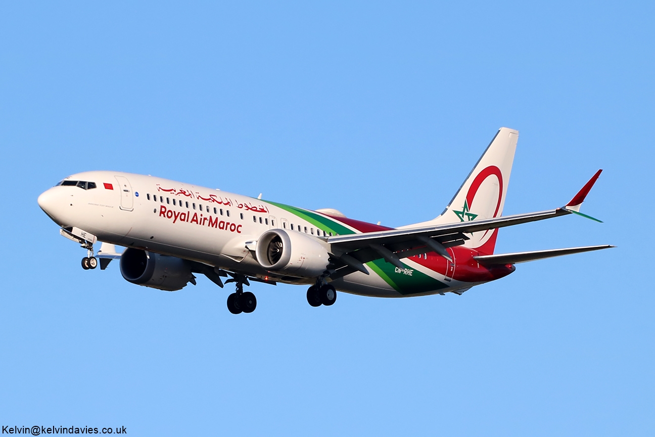 Royal Air Maroc 737MAX-8 CN-RHE