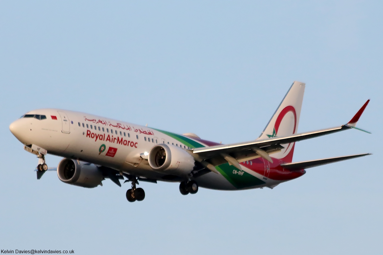 Royal Air Maroc 737MAX CN-RHF