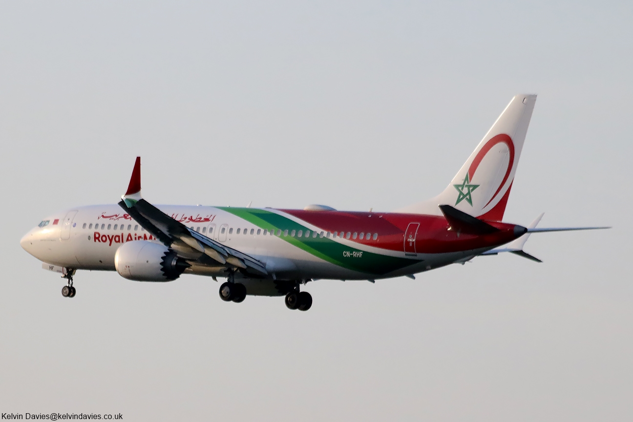 Royal Air Maroc 737MAX CN-RHF